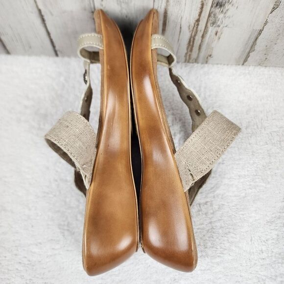 Minnetonka Natural Slide Sandals Size 6 - Picture 6 of 9